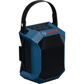 Product Image Dynamic Bosch GPB18V-1CN 18V Jobsite Bluetooth® Speaker on a white background.