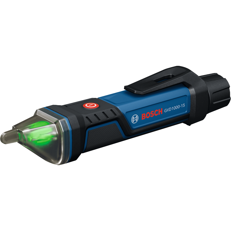 Product Image Dynamic of Bosch GVD1000-15 Non-Contact Voltage Tester on a white background.
