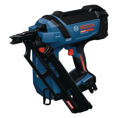 Product Image Dynamic EXNH18V-90MDN EXPERT Framing Nailer Bare Tool on a white background.