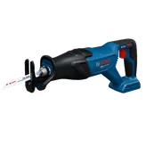 Product Image Dynamic of Bosch GSA18V-280N 18V 1-1/8 In. Reciprocating Saw on a white background.