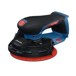Product Image Dynamic of Bosch  EXEX18V-150-5N 18V 6” Random Orbit Sander (3/16”) on a white background.