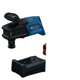 Product Image Dynamic of Bosch GRD18V-127HXB26X 18V 7/16 In. High Torque Right Angle Drill Kit on a white background.