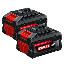 Bosch EXBA18V-80 EXPERT 18V Lithium-Ion 8 Ah High Power Battery, 2-Pack on a product image dynamic.