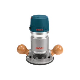 Product Image Dynamic of Bosch 1617EVS 2.25 HP VS Fixed-Base Router on a white background.