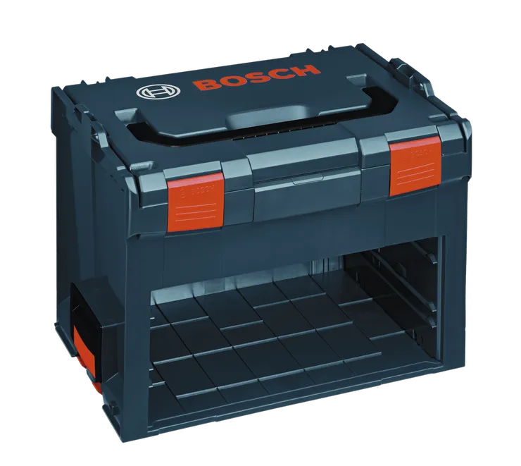 Product Image Dynamic of Bosch L-BOXX-3D Medium tool storage on white background.