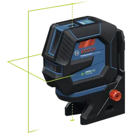 Product Image Dynamic of Bosch GCL165-42GL 3.7V Leveling and Alignment Laser on a white background.