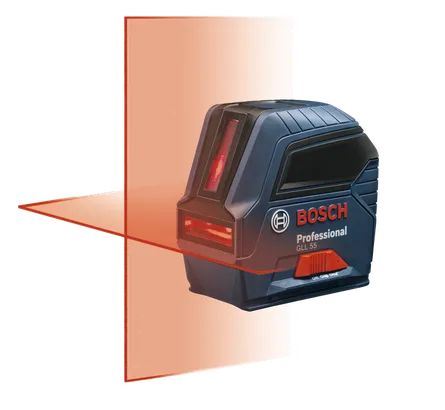 Product Image Dynamic of Bosch GLL 55 Self-Leveling Cross-Line Laser on a white background.