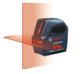 Product Image Dynamic of Bosch GLL 55 Self-Leveling Cross-Line Laser on a white background.