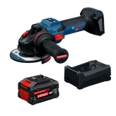 Product Image Dynamic of Bosch EXWS18V-15SB18X 18V EXPERT 5 – 6 In. Angle Grinder with Slide Switch Kit.
