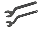 Product Image Dynamic of Bosch RA1152 Offset Router Bit Wrench Set on a white background.