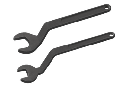 Product Image Dynamic of Bosch RA1152 Offset Router Bit Wrench Set on a white background.