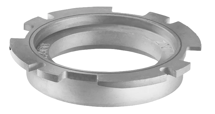 Product Image Dynamic of Bosch RA1100 Threaded Templet Guide Adapter on a white background.