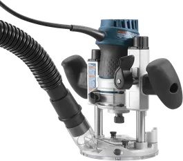 Product Image Dynamic of Bosch PR012 Palm Router Attachment on a white background.