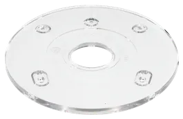Product Image Dynamic of Bosch PR110 Subbase for Threaded Template Guides on a white background.