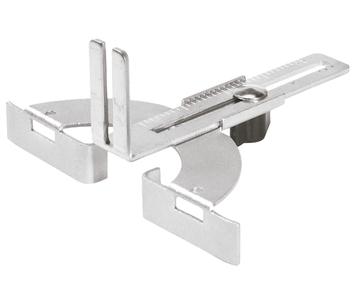 Product Image Dynamic of Bosch PR102 Straight Edge Guide for Palm Routers on a white background.