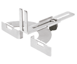 Product Image Dynamic of Bosch PR102 Straight Edge Guide for Palm Routers on a white background.