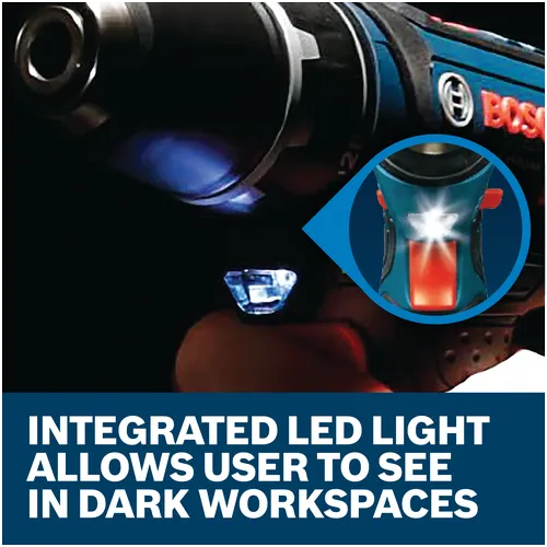 Features/Claims image of Bosch PS31-2A 12V Max 3/8 In. Drill/Driver Kit with applications and text on blue background.