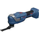 Product Image Dynamic of Bosch GOP18V-30N 18V StarlockPlus® Oscillating Tool on a white background.
