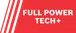 "FULL POWER TECH +" displayed in white text in a red banner with diagonal white stripes.