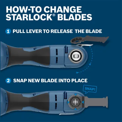 Web Image of showing how-to change Starlock® Blades of Bosch GOP18V-30 Oscillating Multi Tool.