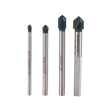 4 pc. Glass & Tile Bit Set