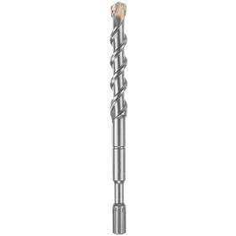 Bosch Spline drill bit, with a cylindrical shank, a fluted body, and a pointed tip.