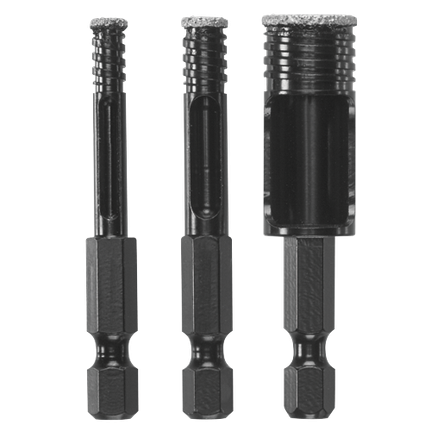 3 pc. Diamond Hole Saw Set