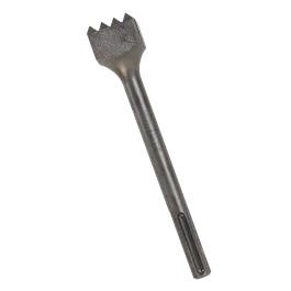 Bosch chisel bit with a toothed head.