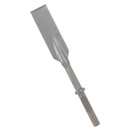 Chisel-shaped tool with flat edge.