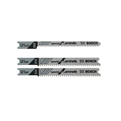 Bosch U1AOF BIM special Laminate saw, and two Bosch U1BIF BIM special Laminate saws, Made in Swiss.