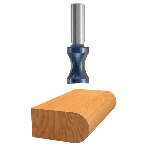 Bosch router bit with wood cut display.