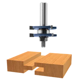 Bosch router bit with wood cut display.