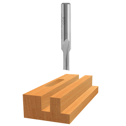 1/8 In. x 5/8 In. High Speed Steel 1-Flute Straight Bit