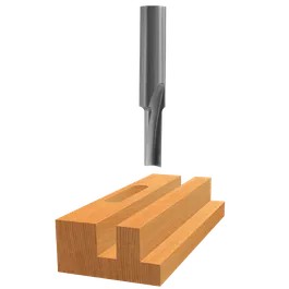 Solid Carbide Single-Flute Straight Bits