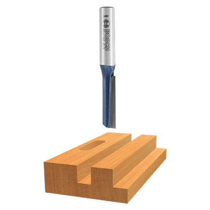 1/2 In. x 2 In. Carbide Tipped 1-Flute Straight Bit