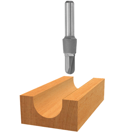 1/8 In. x 1/4 In. Carbide Tipped Core Box Bit