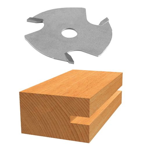 Bosch router bit with wood cut display.