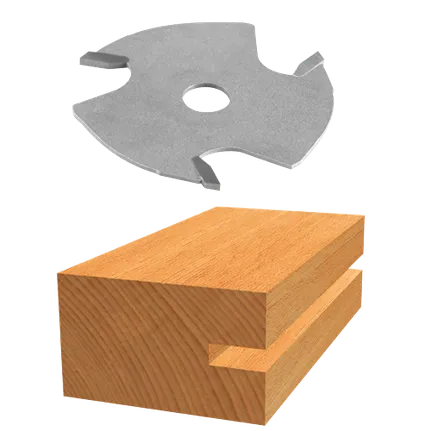 5/64 In. Carbide Tipped 3-Wing Slotting Cutter Bit