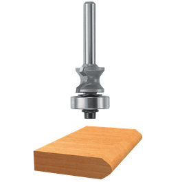 Bosch router bit with wood cut display.