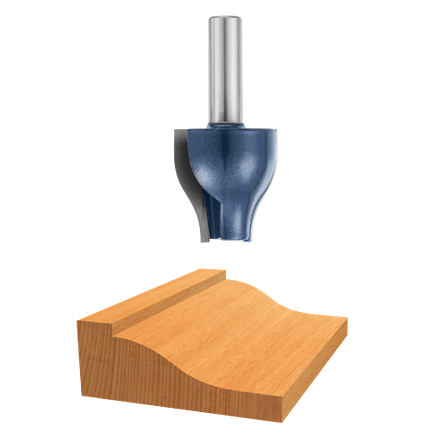 1-3/16 In. x 1-5/8 In. Carbide Tipped Ogee Vertical Raised Panel Bit