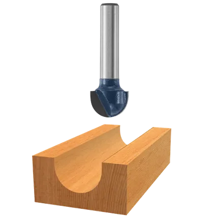 3/16 In. x 3/8 In. Carbide Tipped Core Box Bit