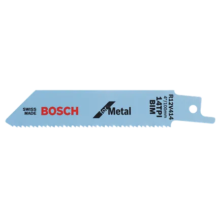 5 pc. 4 In. 14 TPI Metal Reciprocating Saw Blades (Bulk)