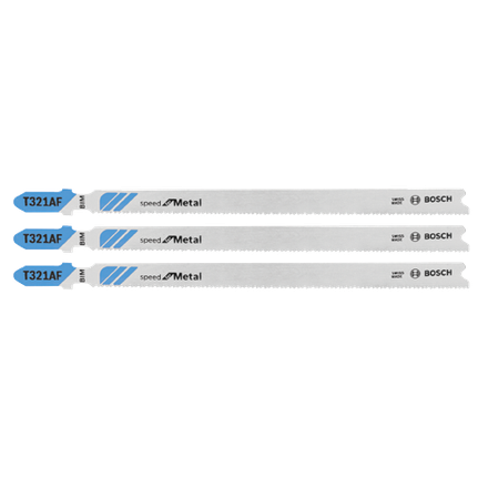Lames de scie sauteuse à pied en T Speed for Metal de 5-1/4 po à 21 dents par pouce, 3 pièces