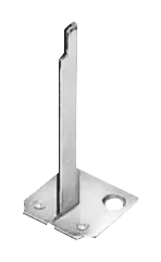 Support métallique Bosch avec une partie rectangulaire verticale.