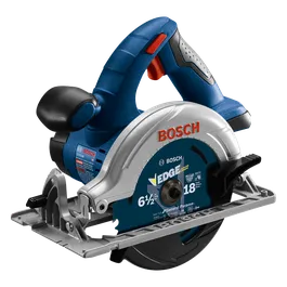 Scie circulaire Bosch CCS180 6 1/2", avec 18V et régime maximal de 7 900 tr/min.