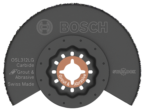 Bosch OSL312LG Disque abrasif carbure pour joints et abrasifs Swiss Made.