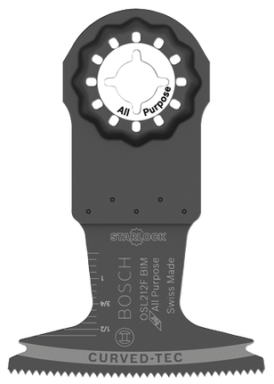 Lame plongeante bimétallique de 2-1/2 po pour outils polyvalents oscillants Starlock®
