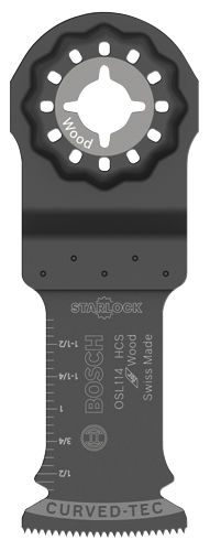 Bosch OSL114 HCS Wood Swiss Made outil CURVED-TEC.