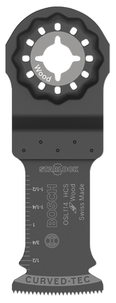 Lame plongeante en acier à haute teneur en carbone de 1-1/4 po pour outils polyvalents oscillants Starlock®