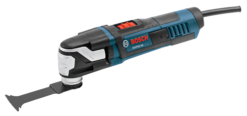 Bosch GOP55-36 outil multifonction oscillant avec une lame noire.